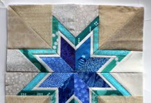 Lone Starburst Paper Piecing Block Tutorial: How to Create a Stunning Quilt Block